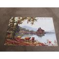 1930s Valentines Postcard - Swan Island, Loch L...