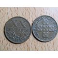 Portugal 1967 20 Centavos Coin