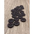 20 x 11mm Dark Maroon Buttons 4 Hole Baby Cardi...