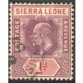 Sierra Leone 1904 - 1d lilac/carmine - KEV11 - ...