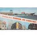 Durham North Carolina Airport Postcard