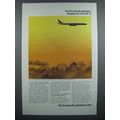 1966 Douglas DC-8 Jetliner Plane Ad - Quick & Quiet