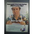 1983 Gulf Lite Charcoal Starter Ad - Stick to Your Ribs