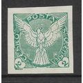 CZECHOSLOVAKIA 1918 NEWSPAPER STAMPS 2H GREEN I...