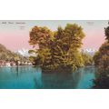 Thun Aareinsel Antique Swiss Switzerland Postcard