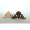 Smaller real wood and metal hair claw clip for ...