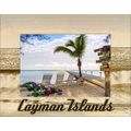 Cayman Islands Laser Engraved Wood Picture Fram...