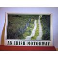 AN IRISH MOTORWAY, IRELAND. humour used postcar...