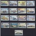 ISLE OF MAN SG539-555 1993-96 1p-£1 Ships 17v U...