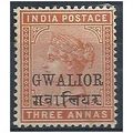Gwalior (Indian Convention States) 1889 SG25 3a...
