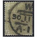 1877 SG153 4d Sage-Green Plate 16 Good Used "JC".