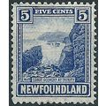 Newfoundland 1923 SG153 5c Ultramarine Mounted ...