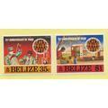 Belize Stamps Scott #393 To 394, Mint Never Hinged