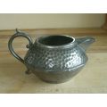 Vintage Trafalgar Pewter Arts & Crafts Beaten C...