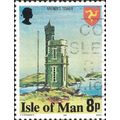 ISLE OF MAN, Milner's Tower, green 1975, 8p, #4