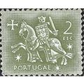 PORTUGAL, King Dinis, horseback, olive-grey 195...
