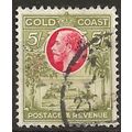 Gold Coast 1925 SG112 5/- Carmine & Sage-Green ...