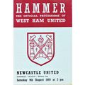 WEST HAM UNITED v NEWCASTLE UNITED LEAGUE DIVISION ONE 1969/70