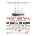Advertising Poster from 1873 of the SS Great Br...