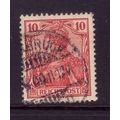 GERMANY 1899 REICHS POST GERMANIA 10pf RED SG 5...