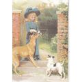 Ready for the Morning Ride from Dogs Postcard u...