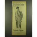 1967 Moss Bros. Fashion Ad - Moss Bros and Terylene bring you Summer-Light