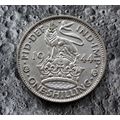 1944 George VI 50% Silver Shilling 1/- British ...