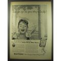 1956 Buitoni Meat Sauce Ad - Close your eyes and you're eating in Amalfi