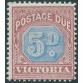 Victoria 1890 5d dull blue & brown-lake Postage...
