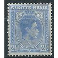 St Kitts-Nevis 1943 SG72a 2 1/2d Bright Ultrama...