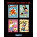 SIMPSONS LARGE 4 panel PROMO card ( 1993 )