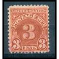 Used J82 3c Postage Due Just Clears WA1375