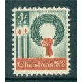 1205 4c Wreath and Candles 4c Christmas Fine MN...