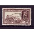 INDIA 1937 SG 255 4a BROWN MAIL TRAIN FINE USED