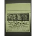 1917 Russell Sage College of Practical Arts Ad