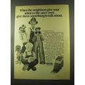 1973 Grace Nurish Robertsons Gold Dollar Fertilizer Ad