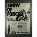1991 Continental Conti Sport 2000 Tires Ad - Force