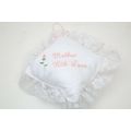 Vintage Kitsch cushion Mother with Love satin a...