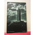 CABOT TOWER AT NIGHT, BRISTOL used antique post...