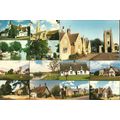 CAMBRIDGESHIRE VILLAGES & TOWNS 7 Postcards (Ph...
