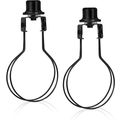 2 Pack round Lamp Shade Light Bulb Clip Adapter...