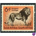 South Africa 1954 SG158 6d Sepia & Orange Unmou...