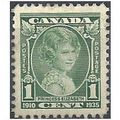 Canada 1935 SG335 1c Green Silver Jubilee Mount...