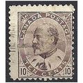Canada 1903 SG183 10c Pale Dull Purple Filler (...
