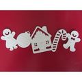 6 x Spellbinders Die Cuts Gingerbread Strip