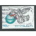 AUS 1985 90c 'CHRISTMAS' FINE USED (EBID40-272)