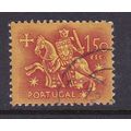 PORTUGAL 1953 1.50E KNIGHT VALUE USED SG1086 #2