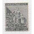 COGH 1882 HALF PENNY BLACK USED SG40