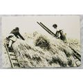 c.1980s PC Land Girls Thatching in Essex, 1940