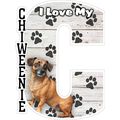 I Love My Chiweenie Fridge Magnet